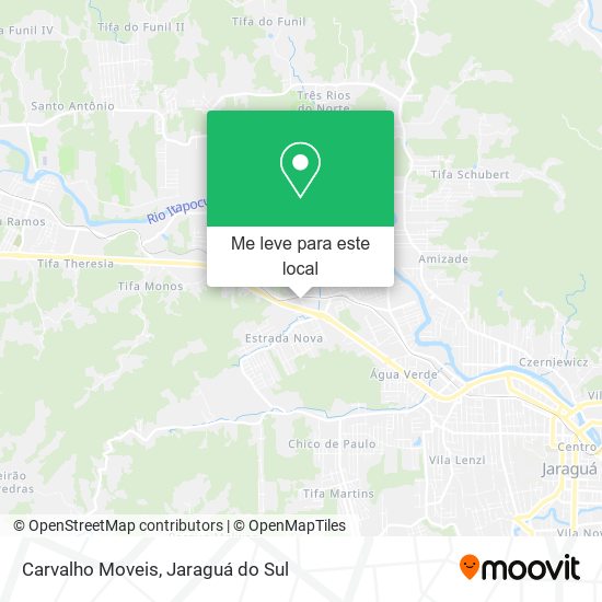 Carvalho Moveis mapa
