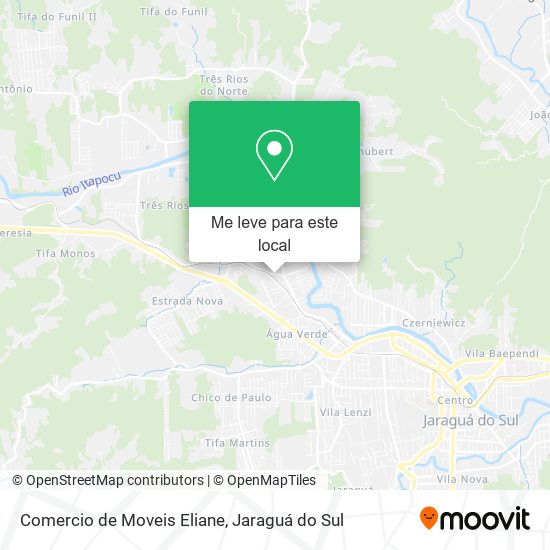 Comercio de Moveis Eliane mapa