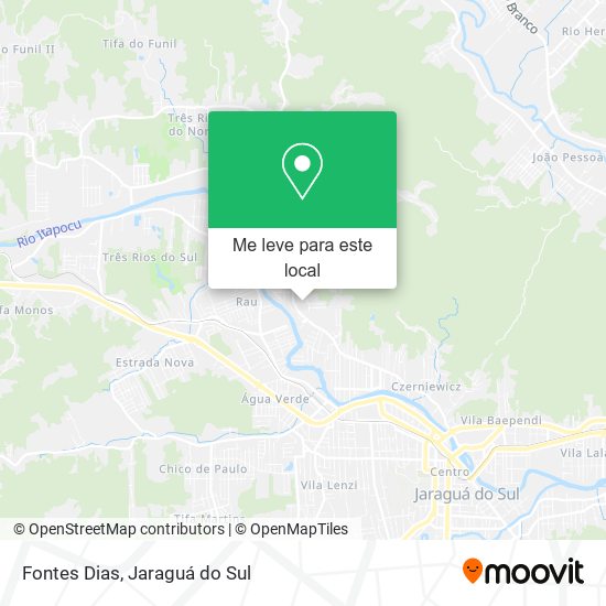 Fontes Dias mapa