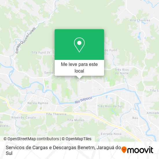 Servicos de Cargas e Descargas Benetrn mapa