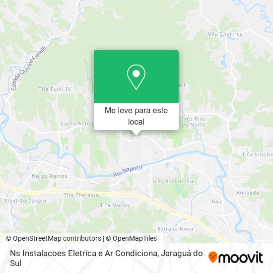 Ns Instalacoes Eletrica e Ar Condiciona mapa