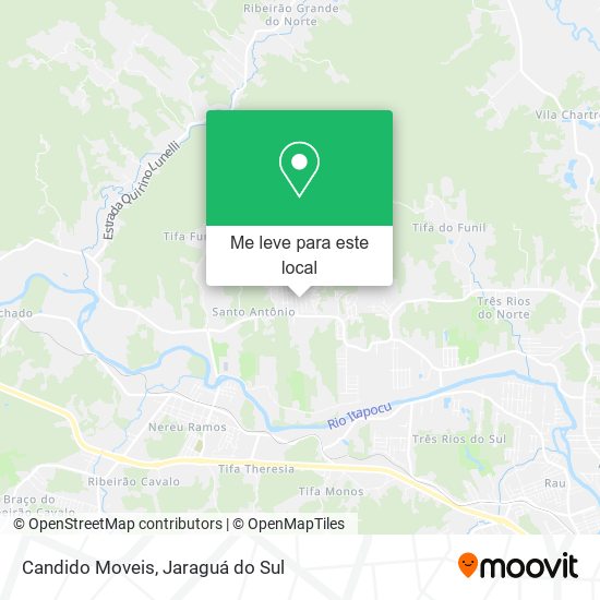 Candido Moveis mapa