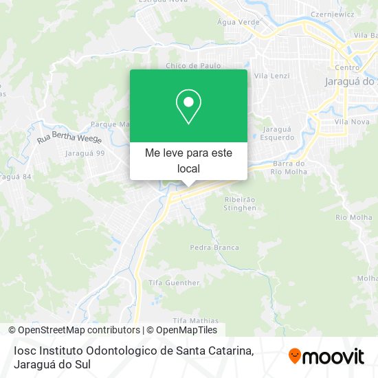 Iosc Instituto Odontologico de Santa Catarina mapa