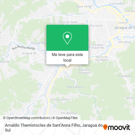 Arnaldo Themístocles de Sant'Anna Filho mapa