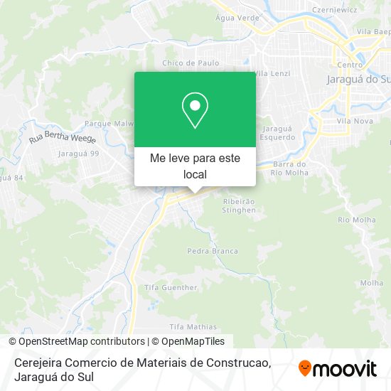 Cerejeira Comercio de Materiais de Construcao mapa