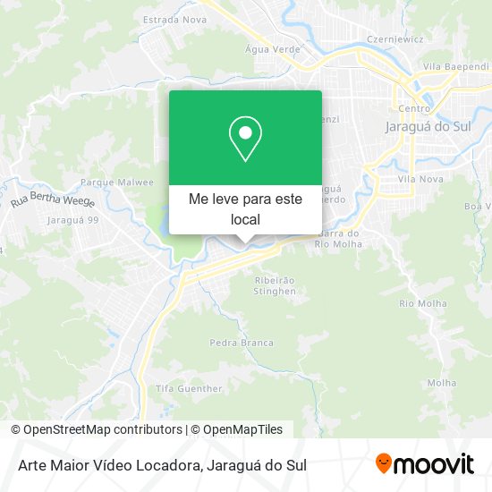 Arte Maior Vídeo Locadora mapa