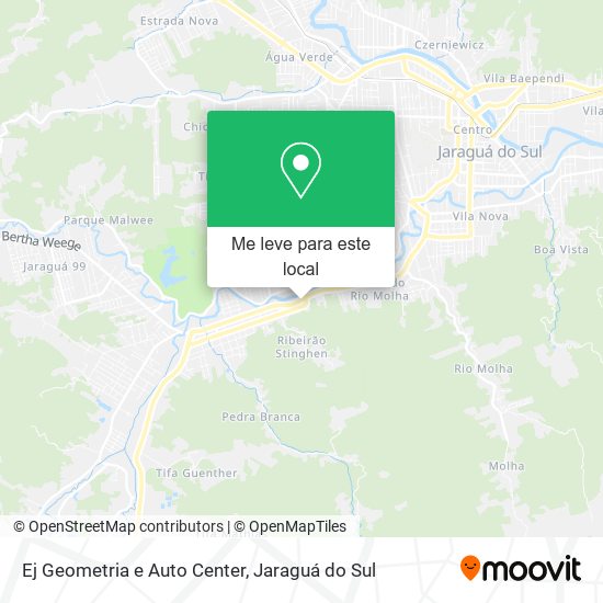 Ej Geometria e Auto Center mapa