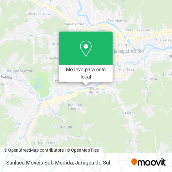 Sanluca Moveis Sob Medida mapa