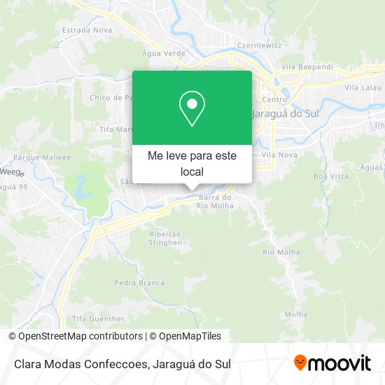 Clara Modas Confeccoes mapa