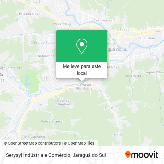 Serysyl Indústria e Comércio mapa