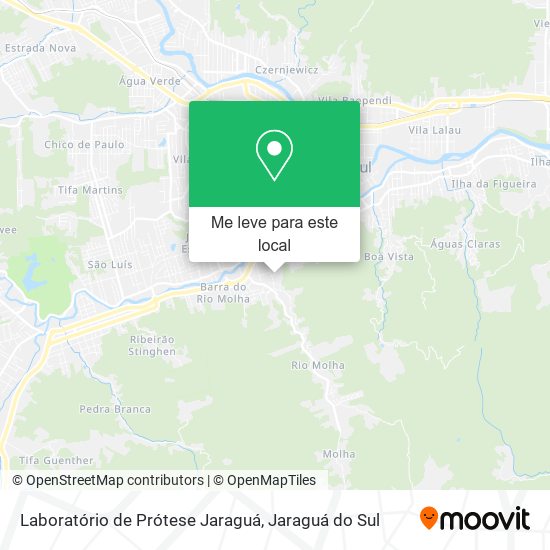 Laboratório de Prótese Jaraguá mapa