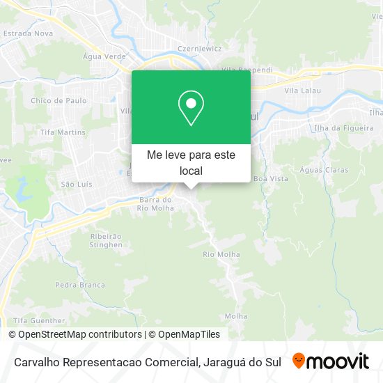 Carvalho Representacao Comercial mapa