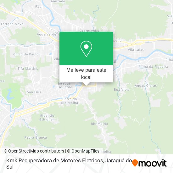 Kmk Recuperadora de Motores Eletricos mapa