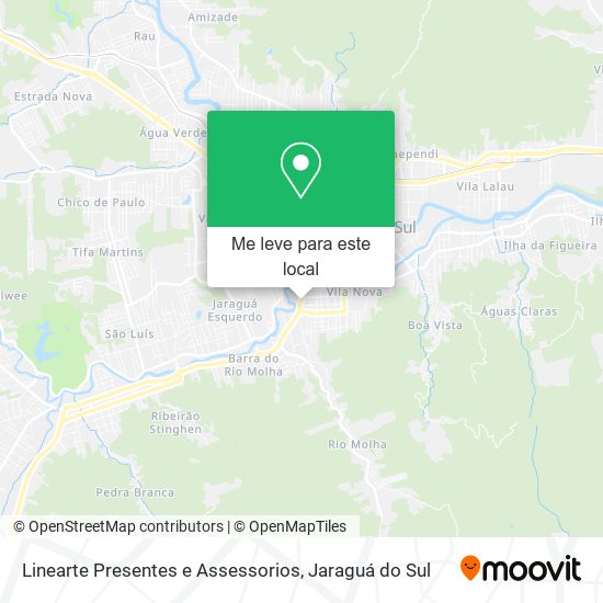 Linearte Presentes e Assessorios mapa