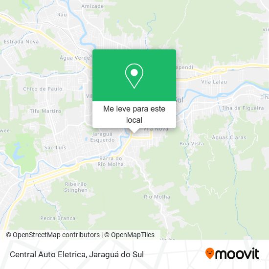 Central Auto Eletrica mapa
