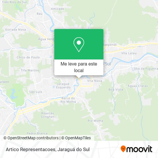 Artico Representacoes mapa