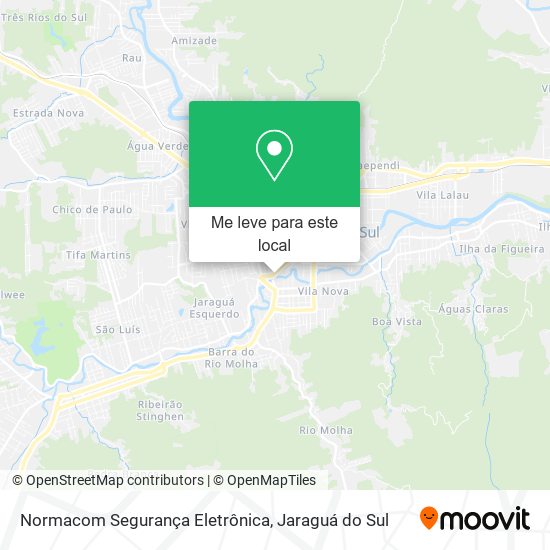 Normacom Segurança Eletrônica mapa