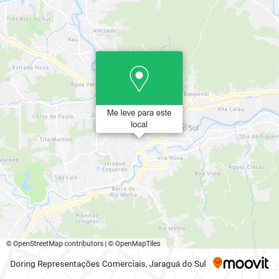 Doring Representações Comerciais mapa