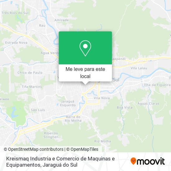 Kreismaq Industria e Comercio de Maquinas e Equipamentos mapa