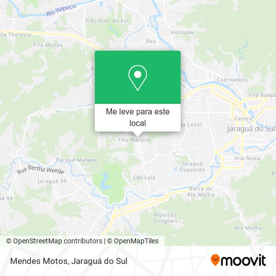 Mendes Motos mapa