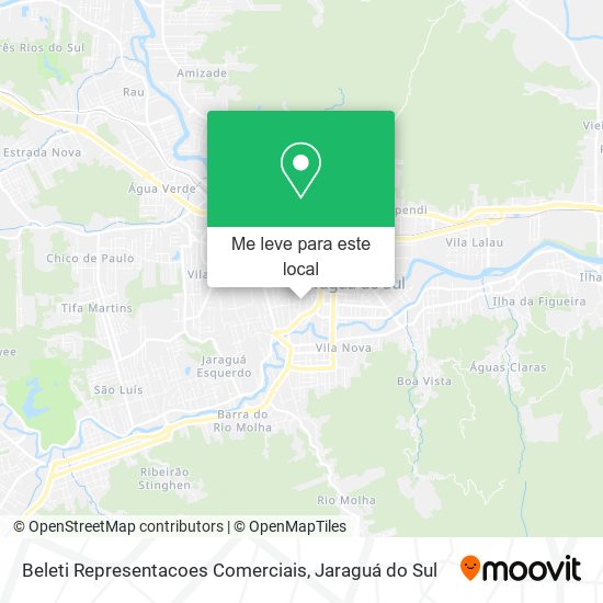 Beleti Representacoes Comerciais mapa