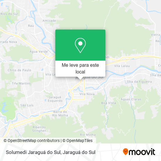 Solumedi Jaraguá do Sul mapa
