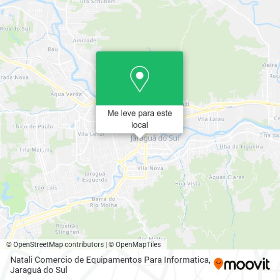 Natali Comercio de Equipamentos Para Informatica mapa