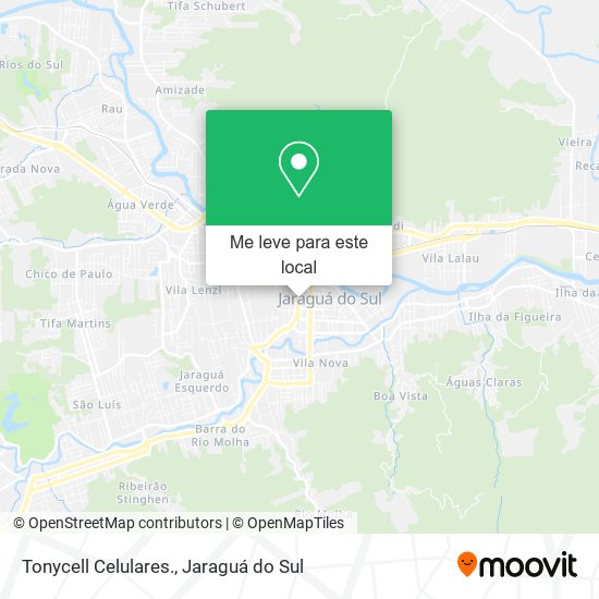 Tonycell Celulares. mapa