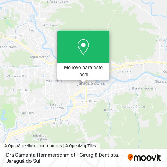 Dra Samanta Hammerschmidt - Cirurgiã Dentista mapa