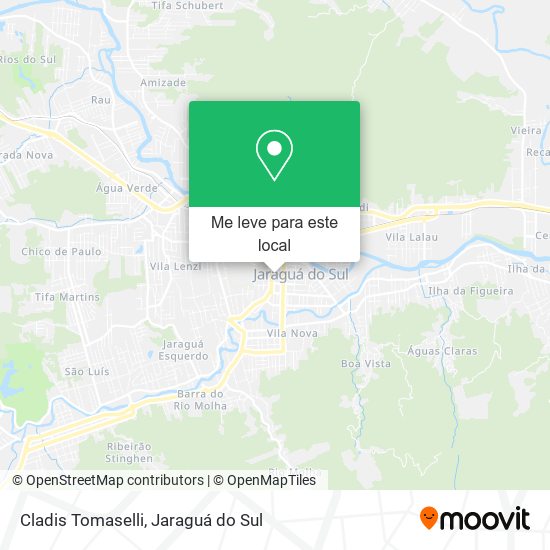 Cladis Tomaselli mapa