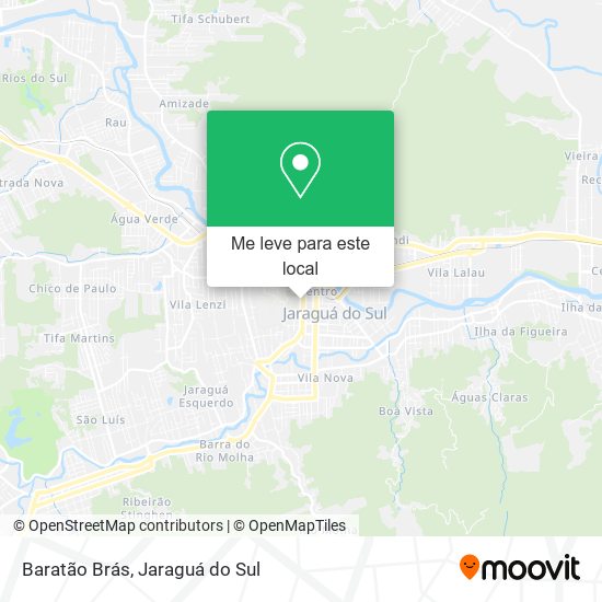 Baratão Brás mapa