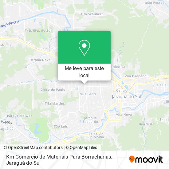 Km Comercio de Materiais Para Borracharias mapa