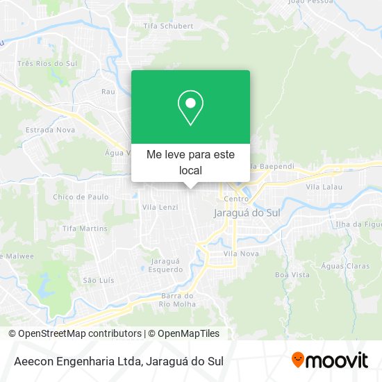 Aeecon Engenharia Ltda mapa