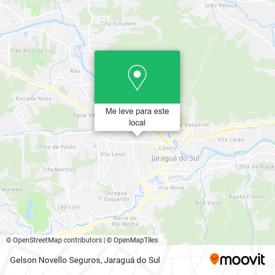 Gelson Novello Seguros mapa