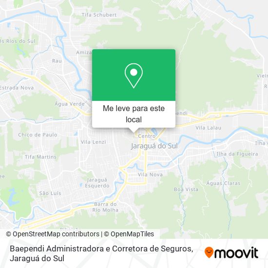 Baependi Administradora e Corretora de Seguros mapa