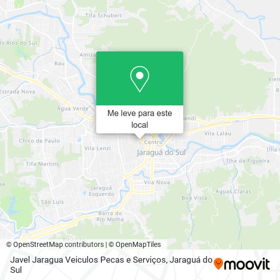 Javel Jaragua Veiculos Pecas e Serviços mapa