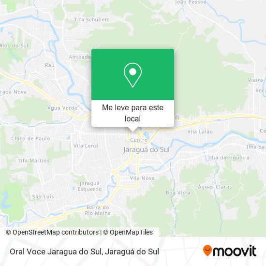 Oral Voce Jaragua do Sul mapa