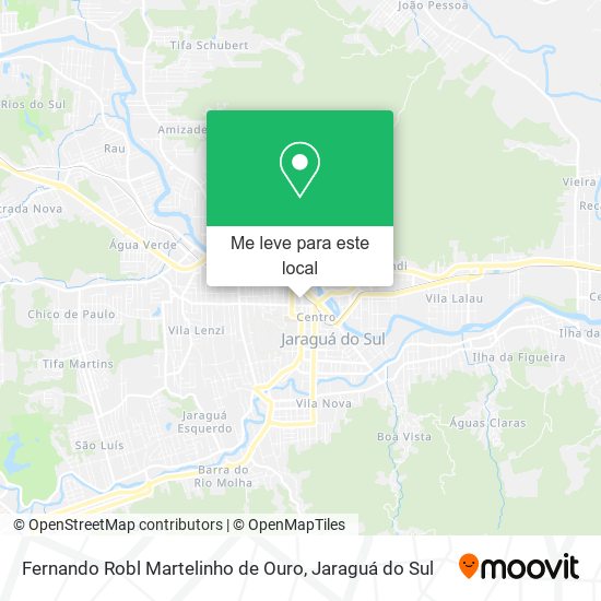 Fernando Robl Martelinho de Ouro mapa