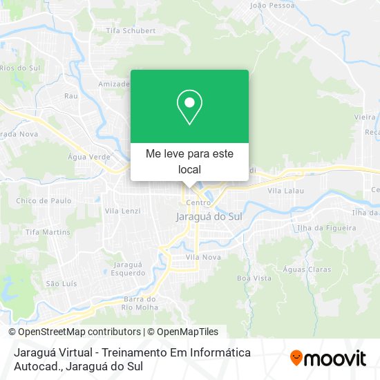 Jaraguá Virtual - Treinamento Em Informática Autocad. mapa