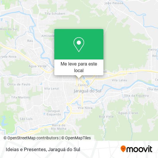 Ideias e Presentes mapa