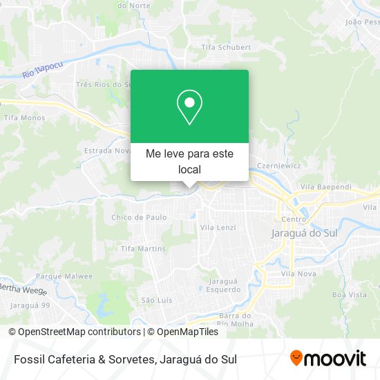Fossil Cafeteria & Sorvetes mapa