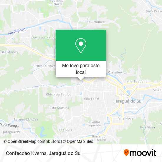 Confeccao Kverna mapa