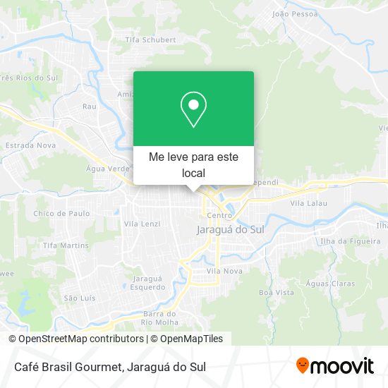 Café Brasil Gourmet mapa