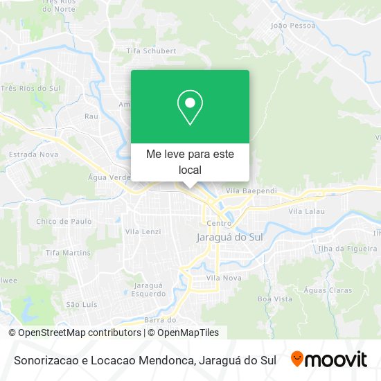 Sonorizacao e Locacao Mendonca mapa