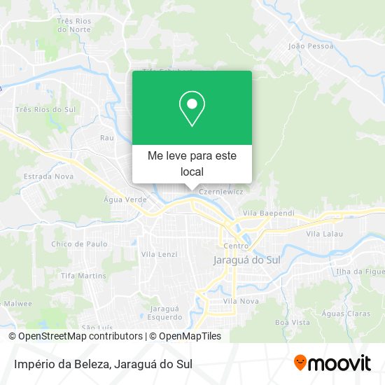 Império da Beleza mapa