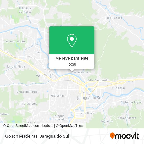 Gosch Madeiras mapa