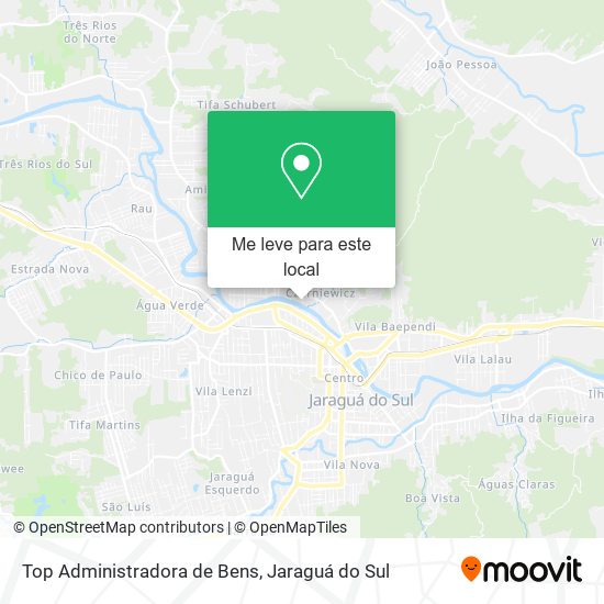 Top Administradora de Bens mapa