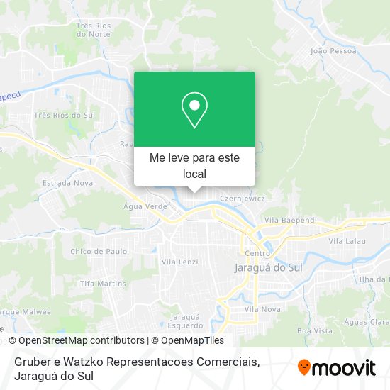 Gruber e Watzko Representacoes Comerciais mapa