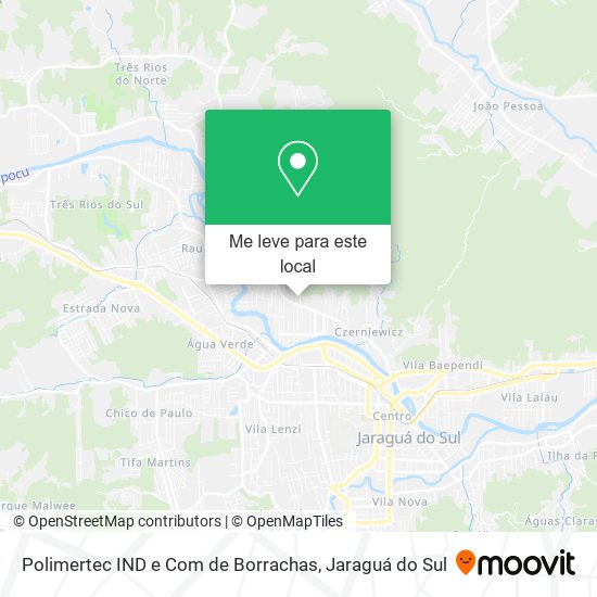 Polimertec IND e Com de Borrachas mapa