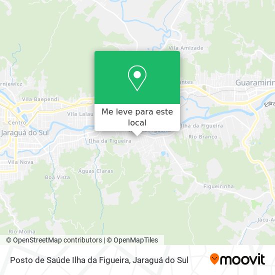 Posto de Saúde Ilha da Figueira mapa